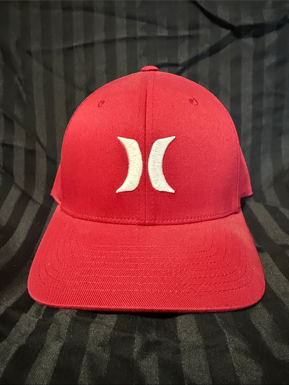 Hurley Red Cap with White Logo